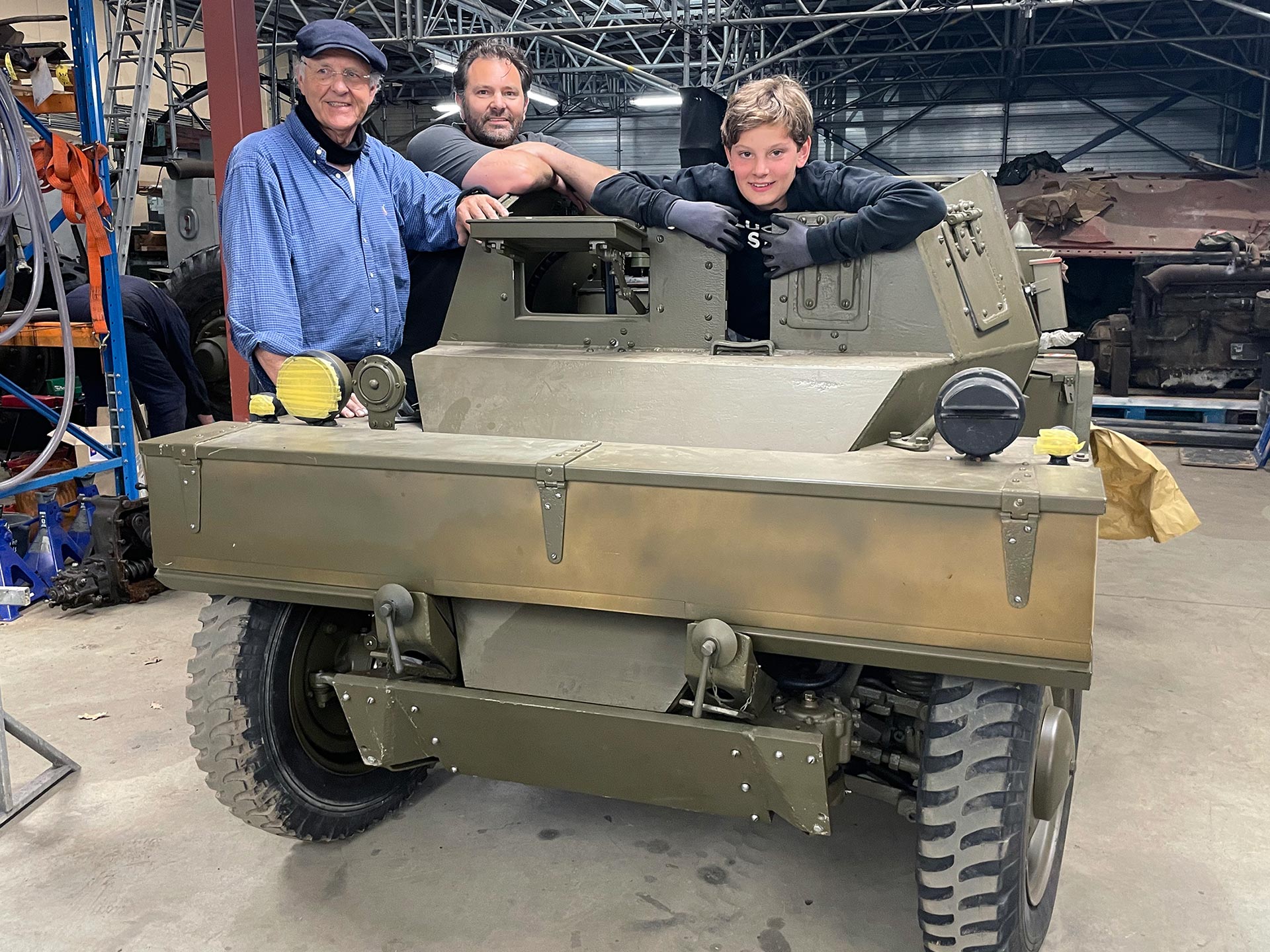 3 Generaties werken samen aan Bevrijdingsmuseum Maastricht